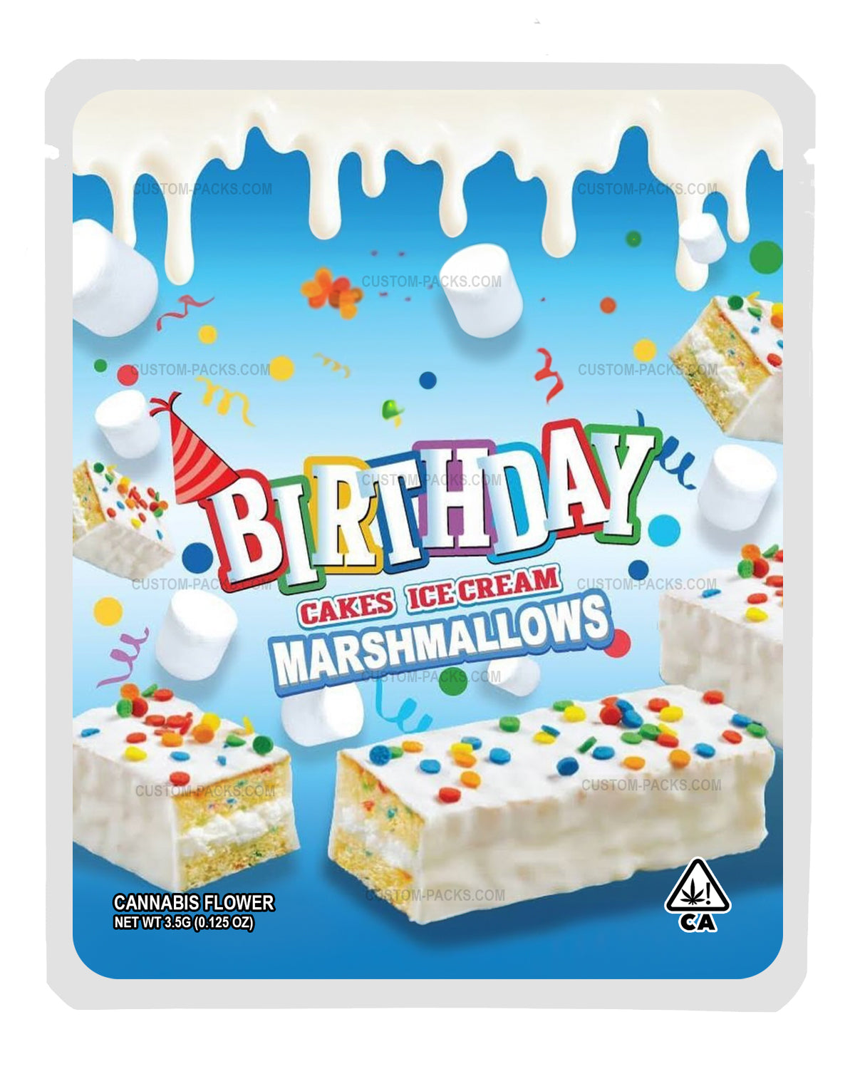 Birthday Cakes Ice Cream Marshmallow front