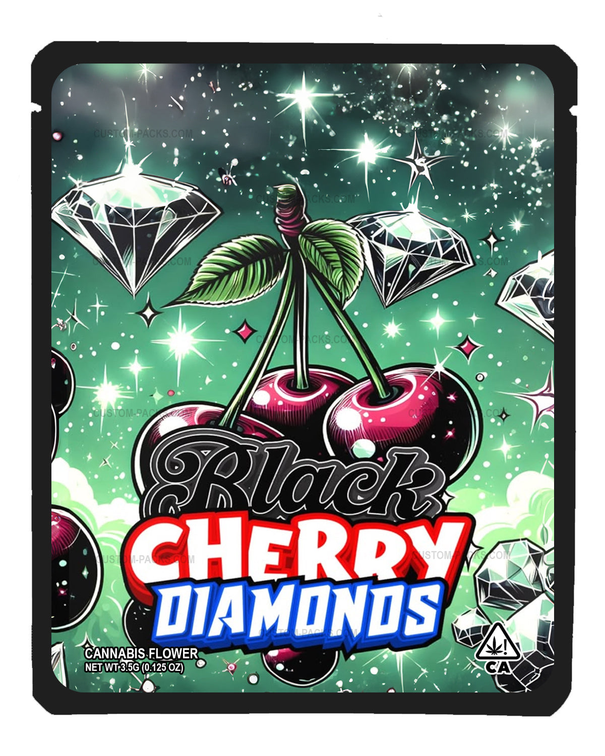 Black Cherry Diamonds front