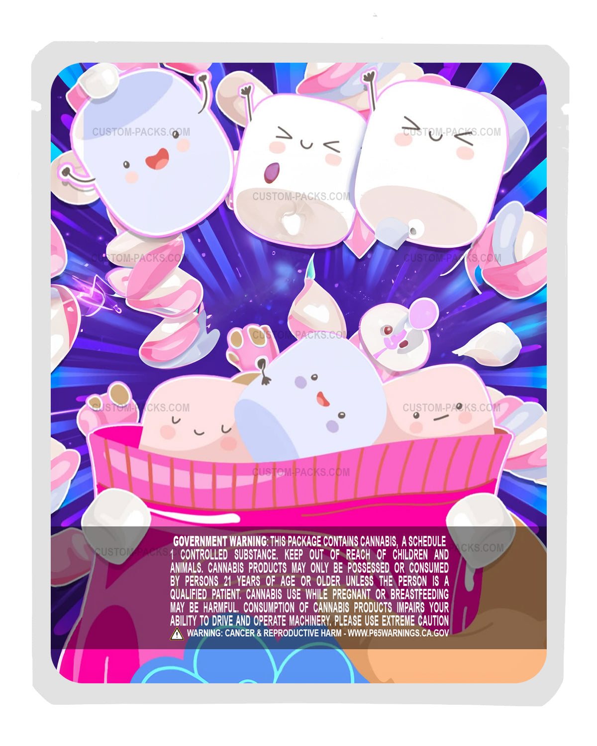 Blue Marshmallows back