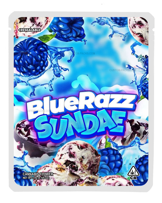 Blue Razz Sundae front