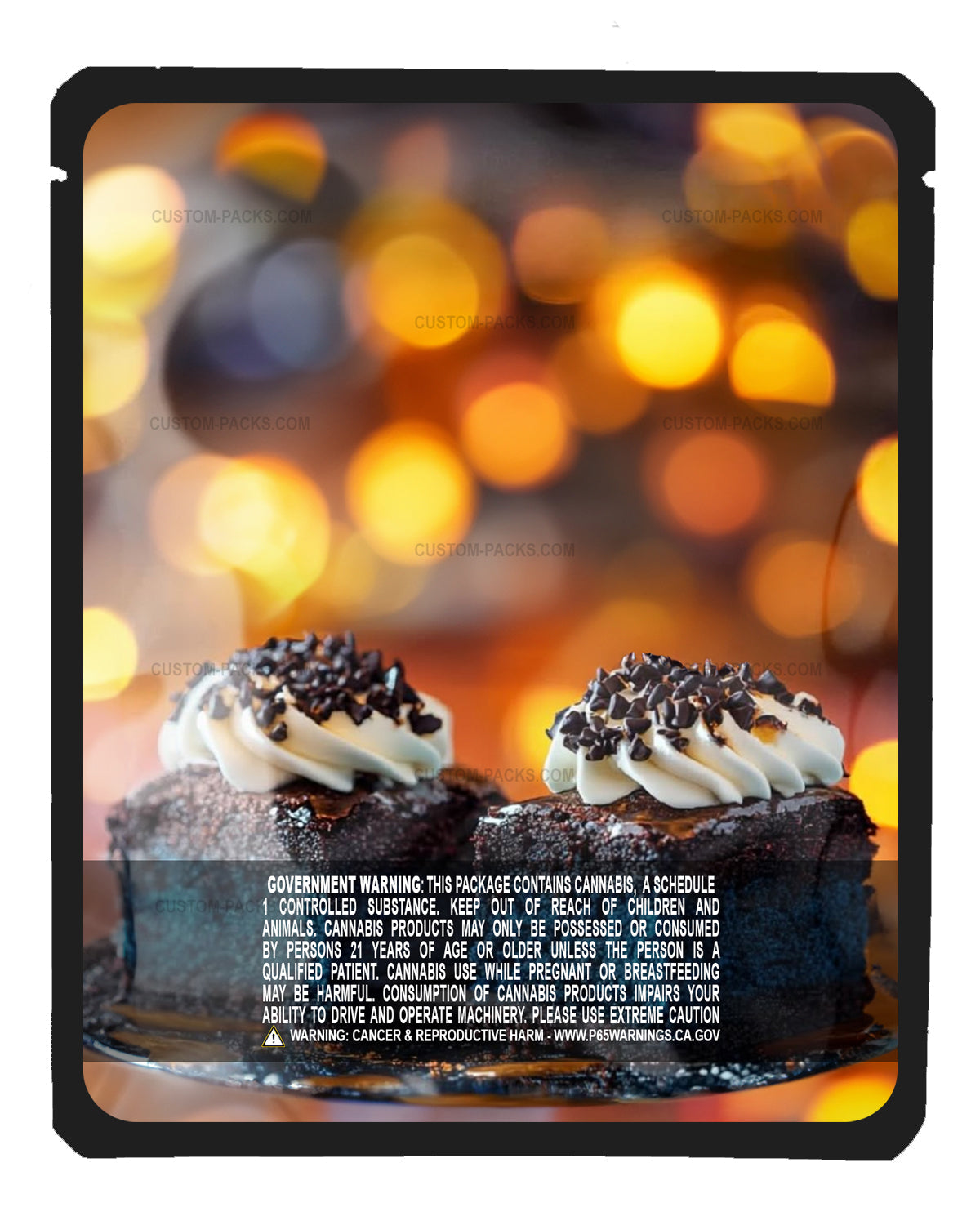 Blue Velvet Brownies back