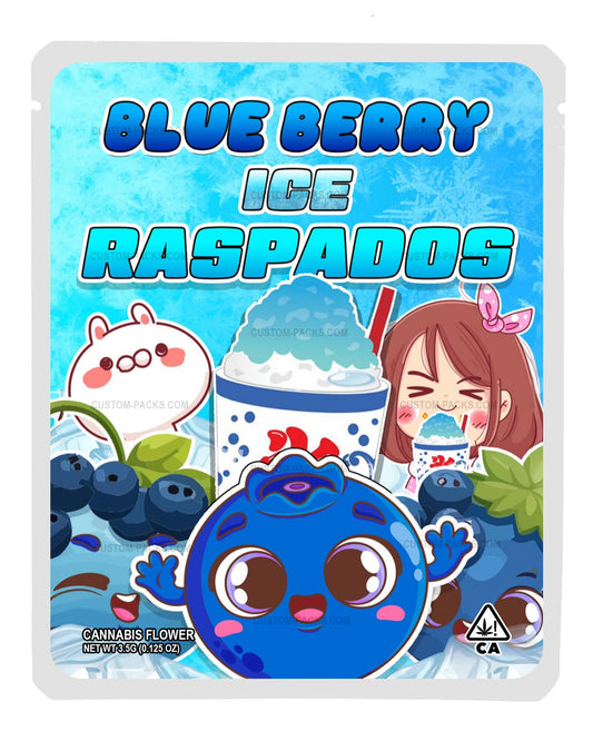 Blueberry Ice Raspados front