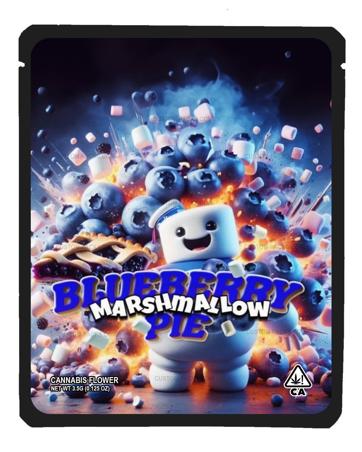 Blueberry Pie Marshmallow front