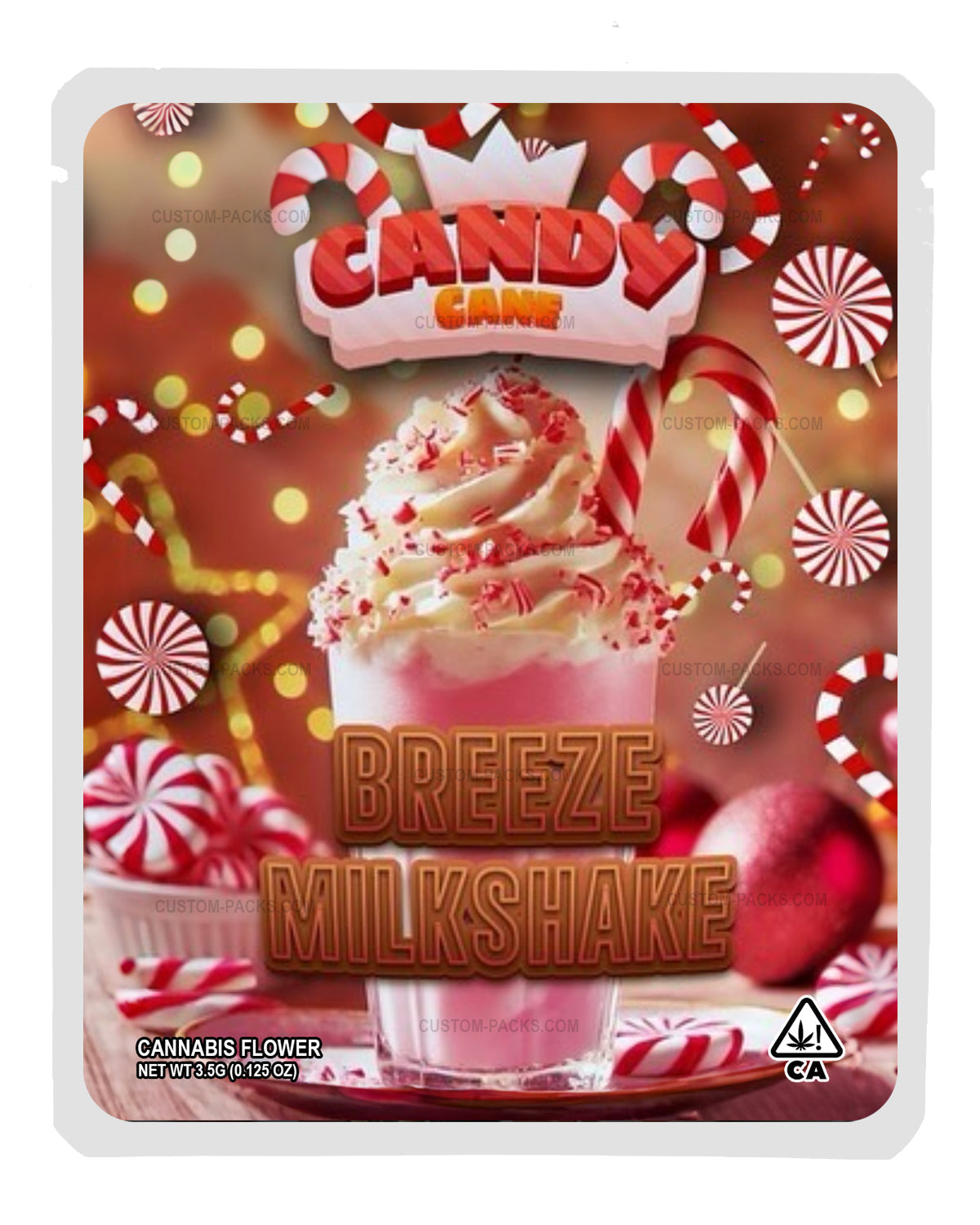 Candy Cane Breeze Milkshake front