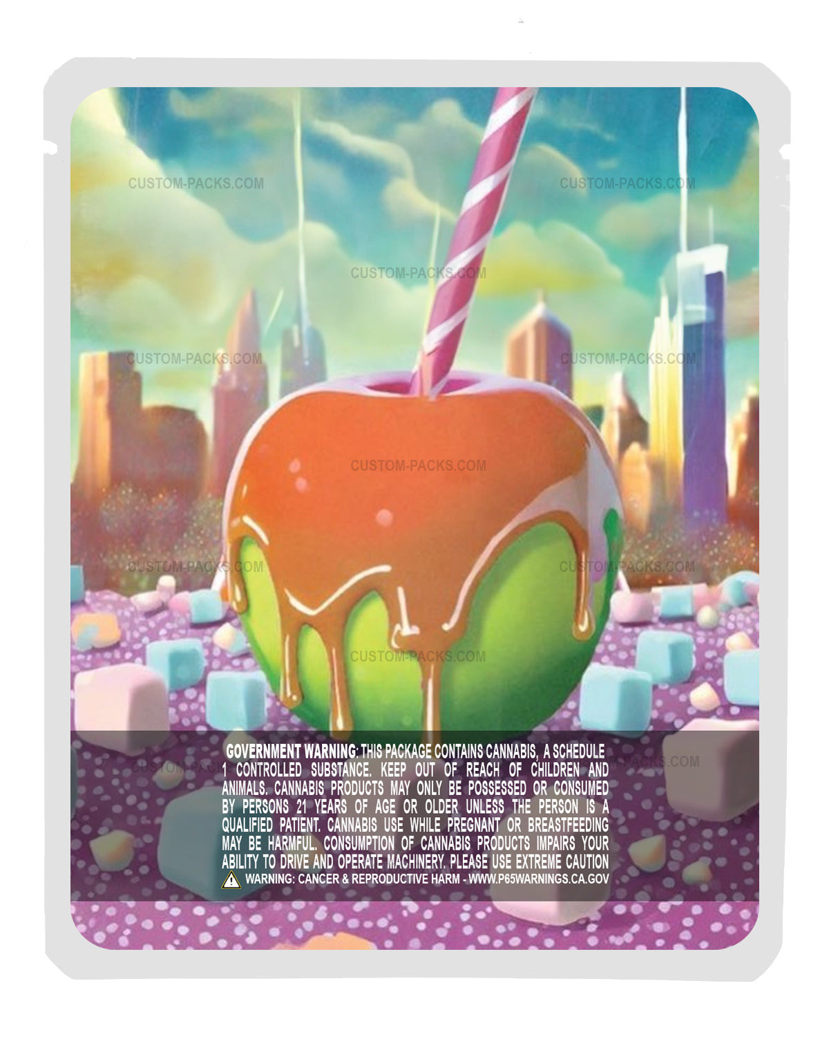 Caramel Apple Marshmallow back