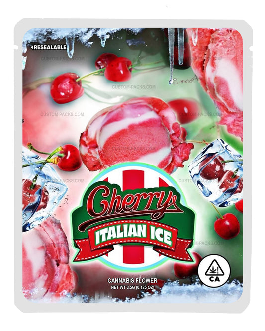 Cherry Italian Ice front