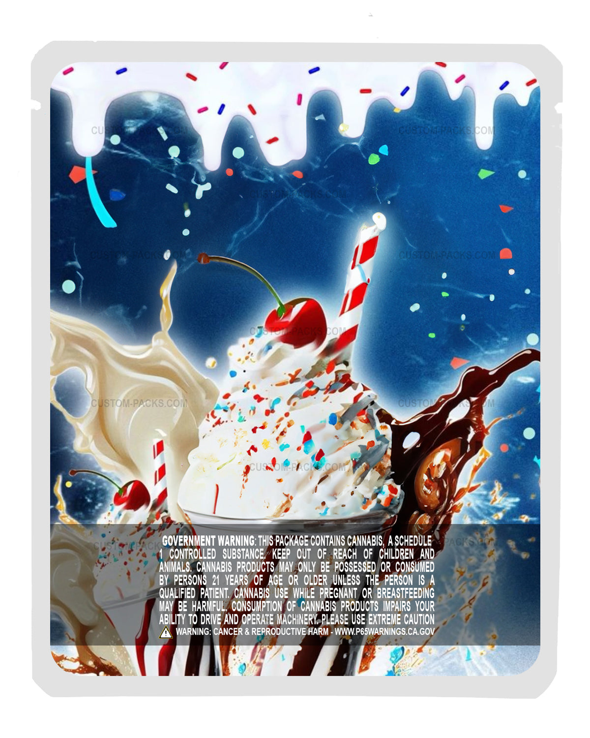 Cherry Vanilla Milkshake back