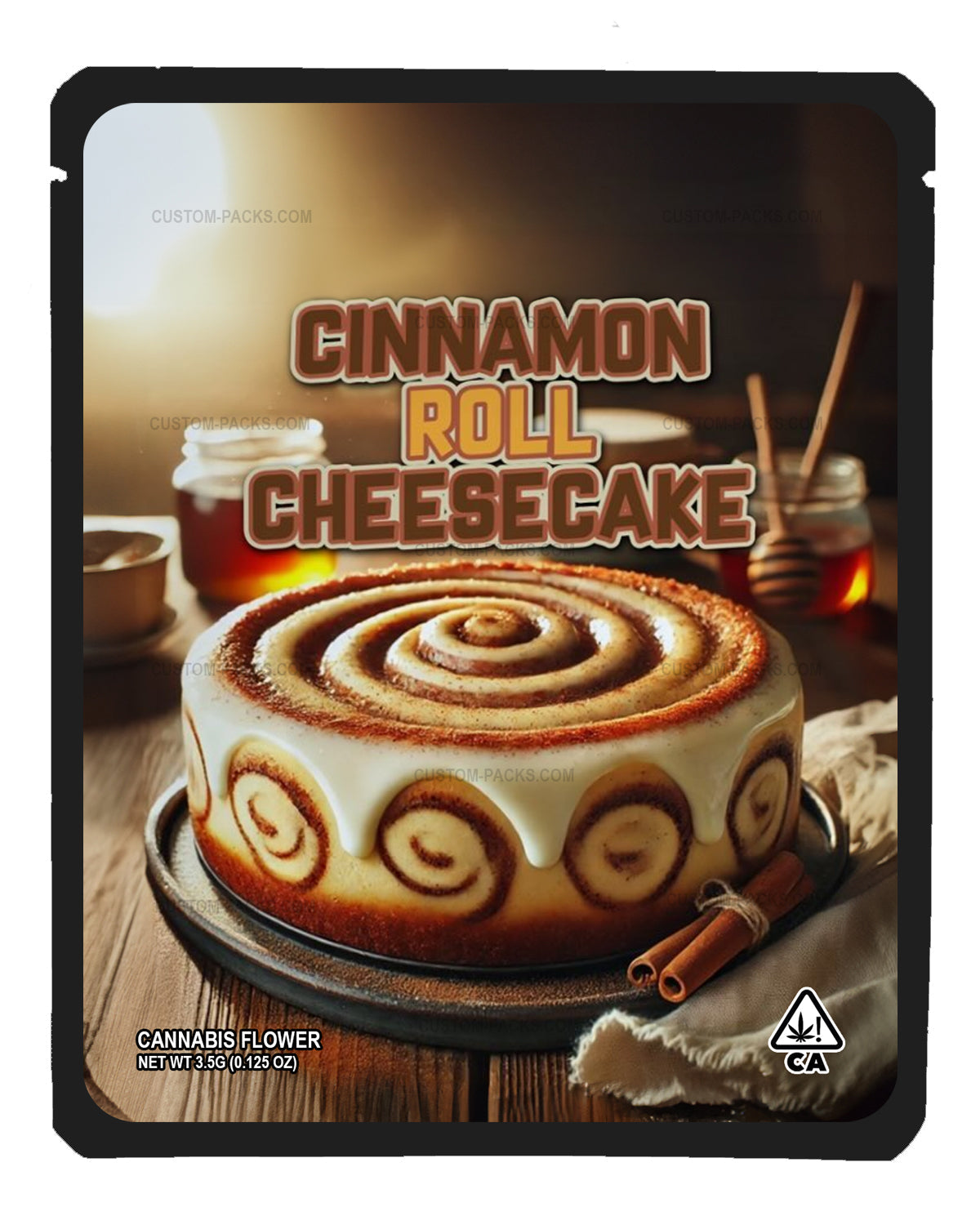 Cinnamon Roll Cheesecake front
