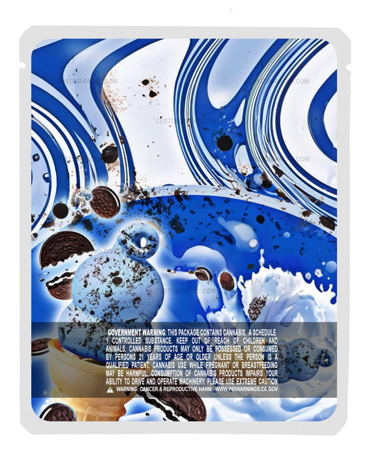 Cookie Monster Dipped Cone back