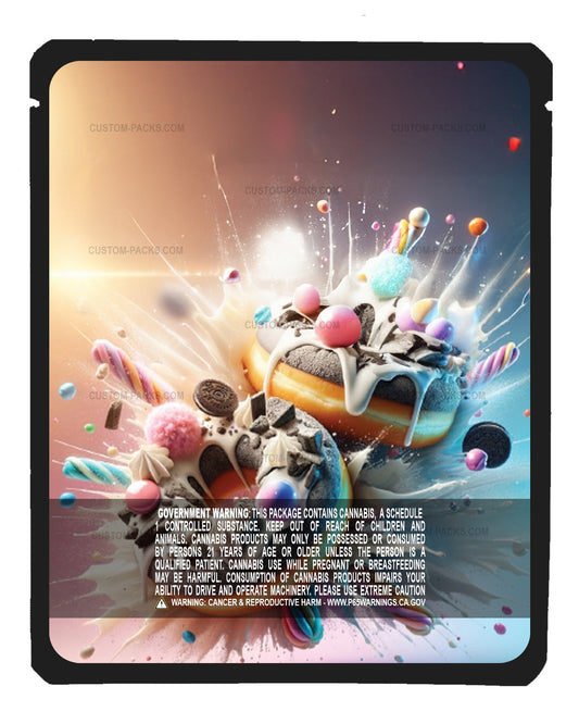 Cookies & Cream Glazed Donuts back