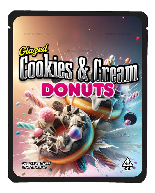 Cookies & Cream Glazed Donuts front