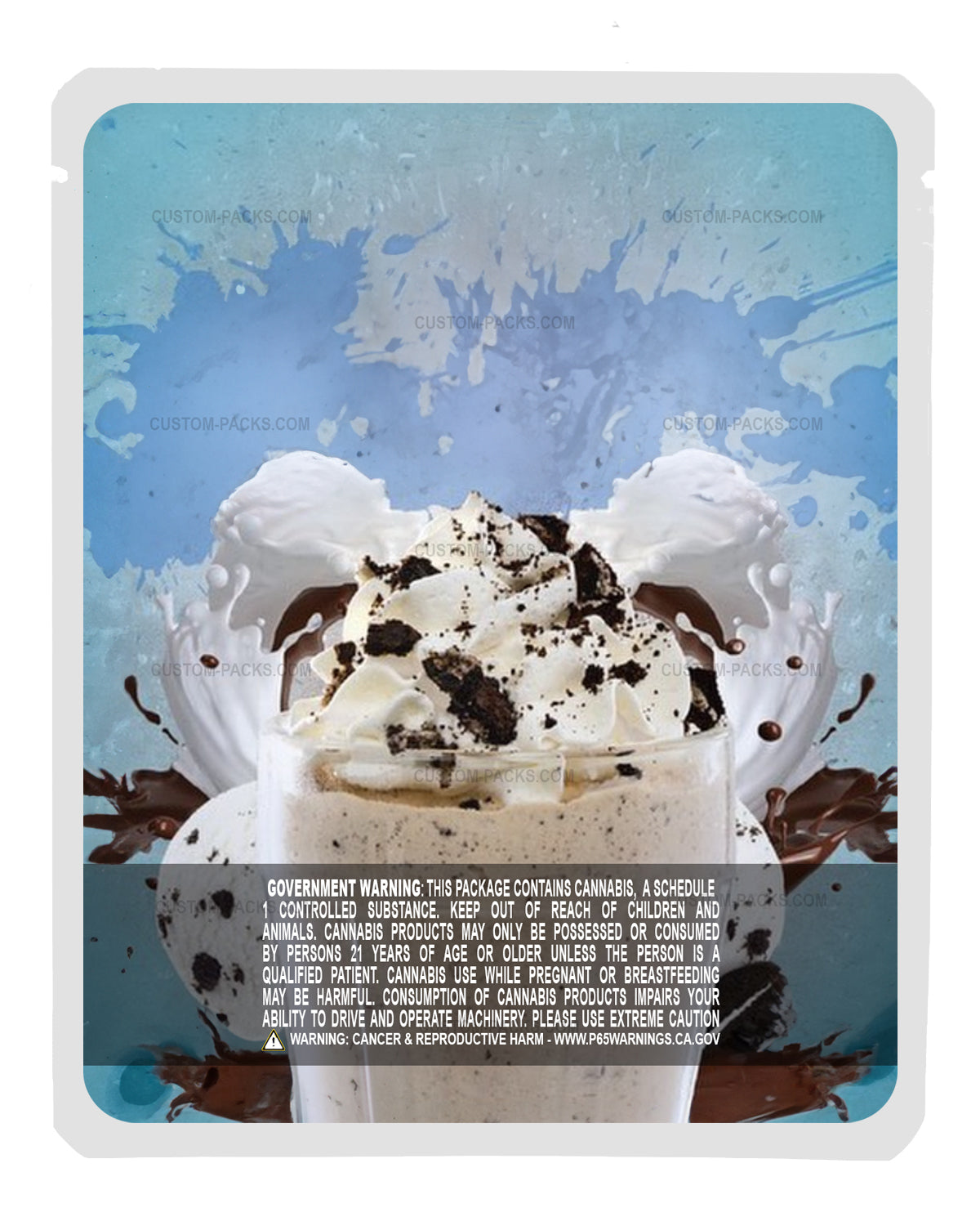 Cookies & Cream Milkshake back