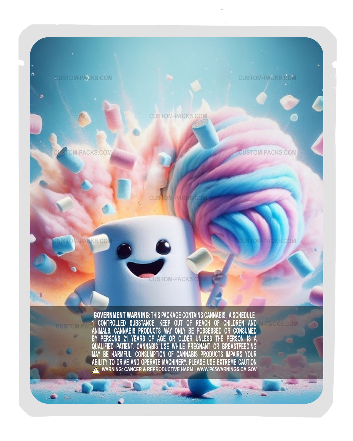 Cotton Candy Marshmallow back