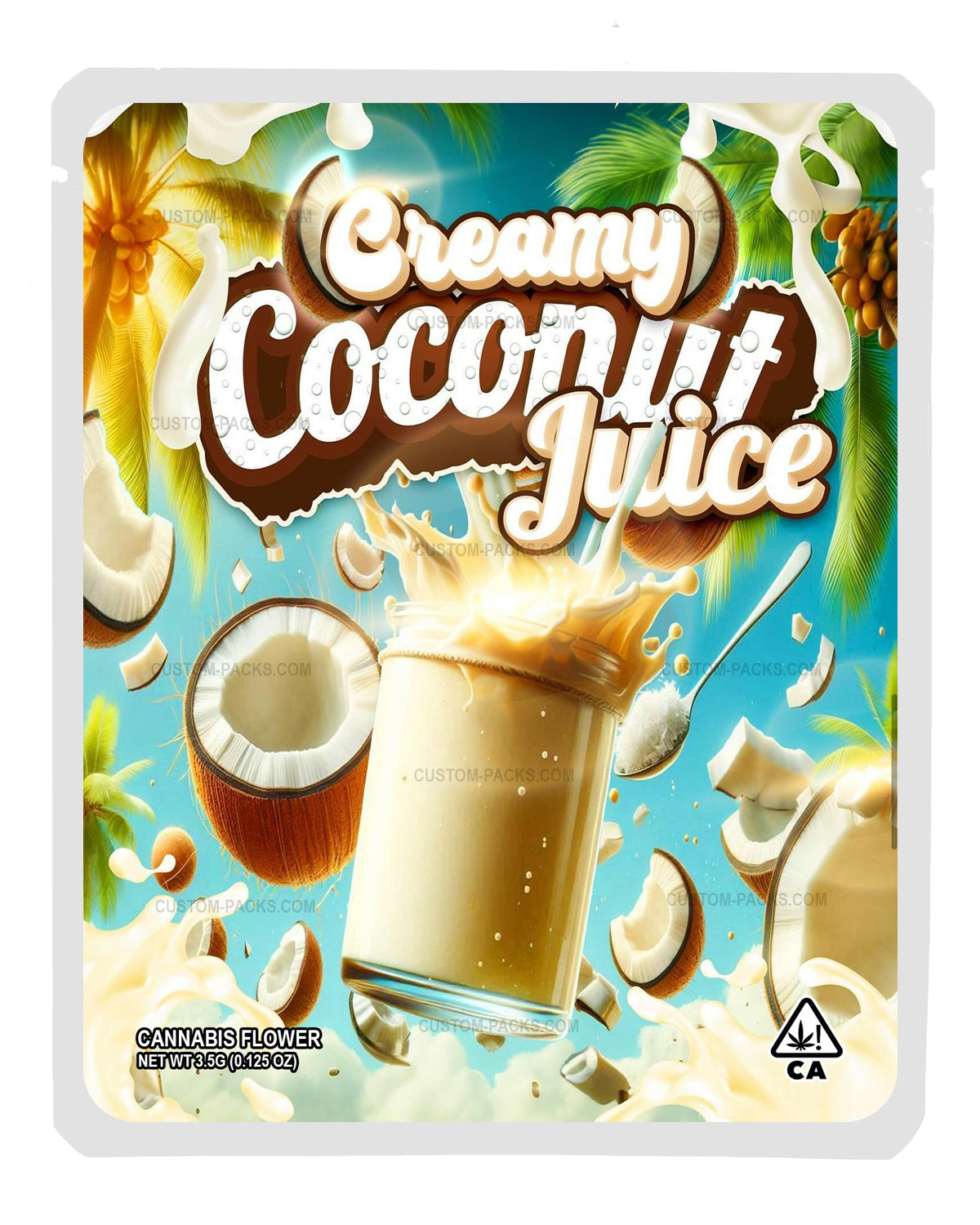 Creamy Coconut Juice front