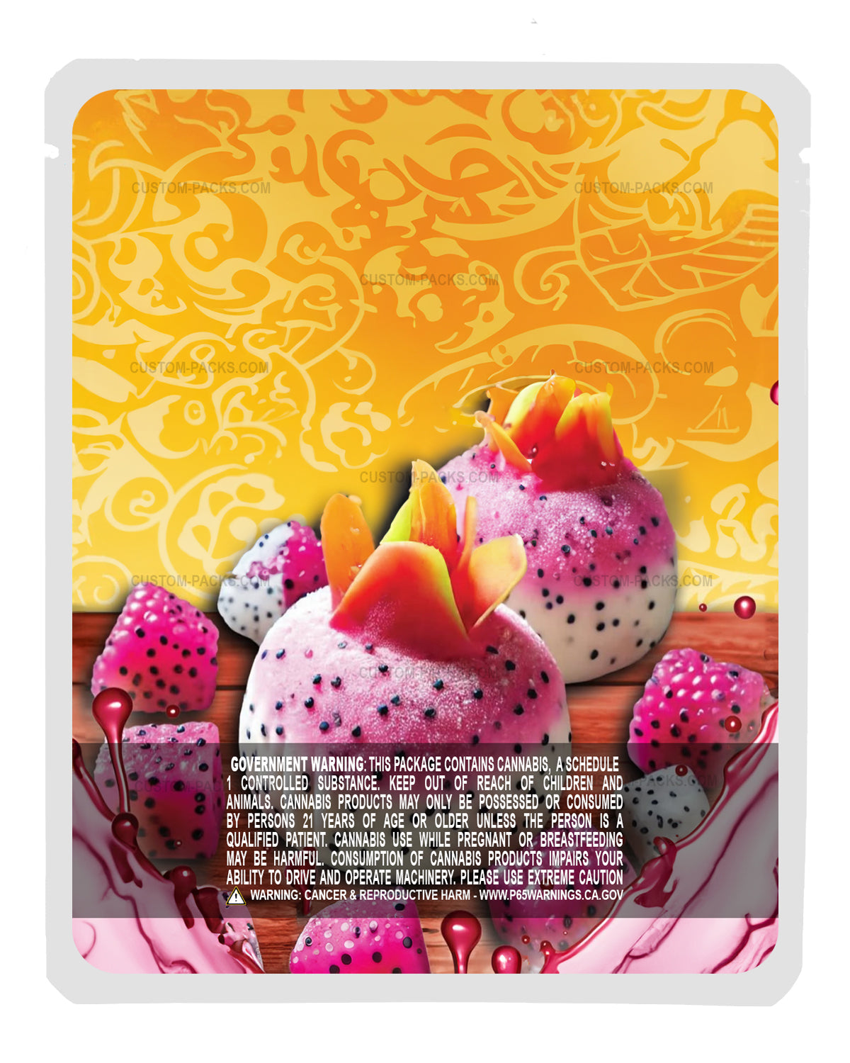 Dragon Fruit Mochi back