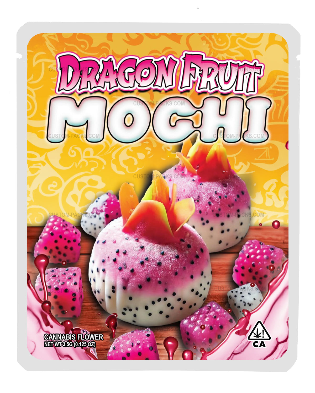 Dragon Fruit Mochi front