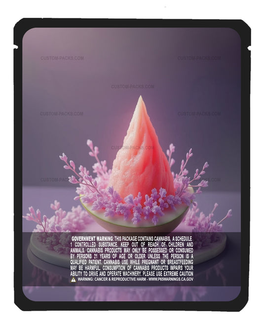 Lavish Watermelon Lavender Slushy Customizable 3.5g Mylar Bags