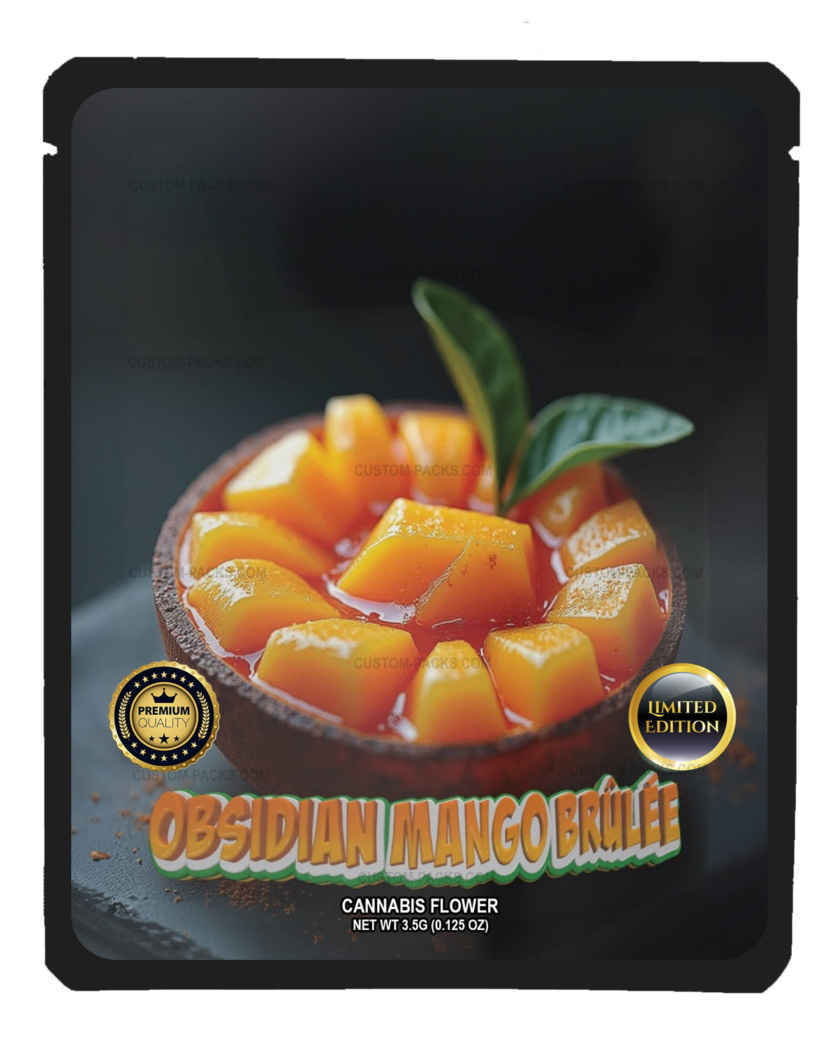 Obsidian Mango Brulee front