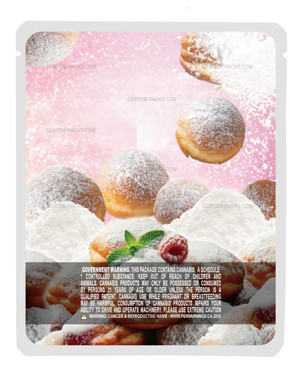 Powdered Beignets back