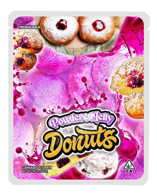 Powdered Jelly Donuts front