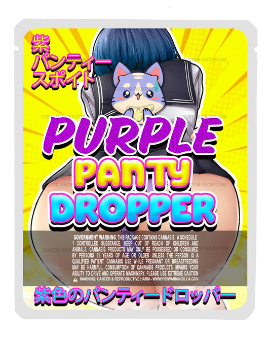 Purple Panty Dropper back