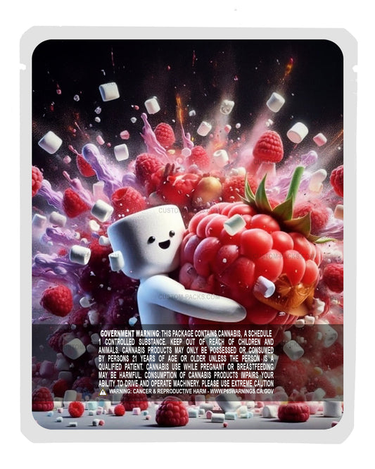 Raspberry Marshmallows back