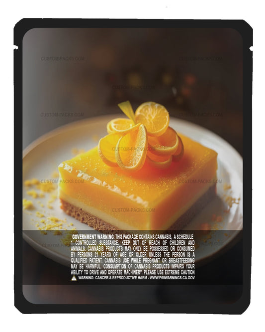Saffron Infused Citrus Tart back