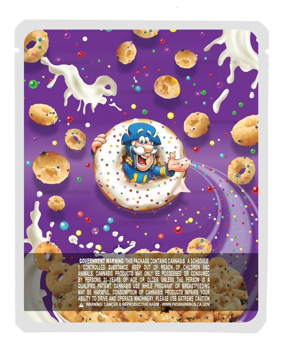 Sprinkled Donut Crunch back