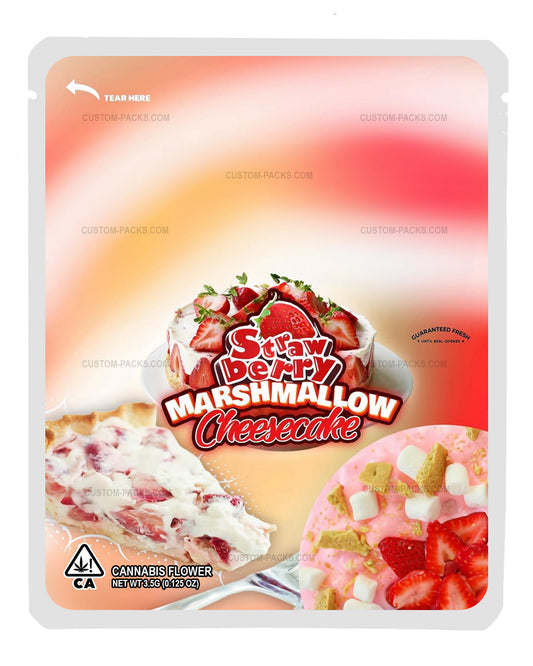 Strawberry Marshmallow Cake front