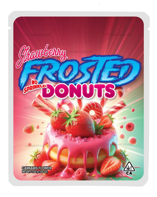Strawberry Frosted Donuts front