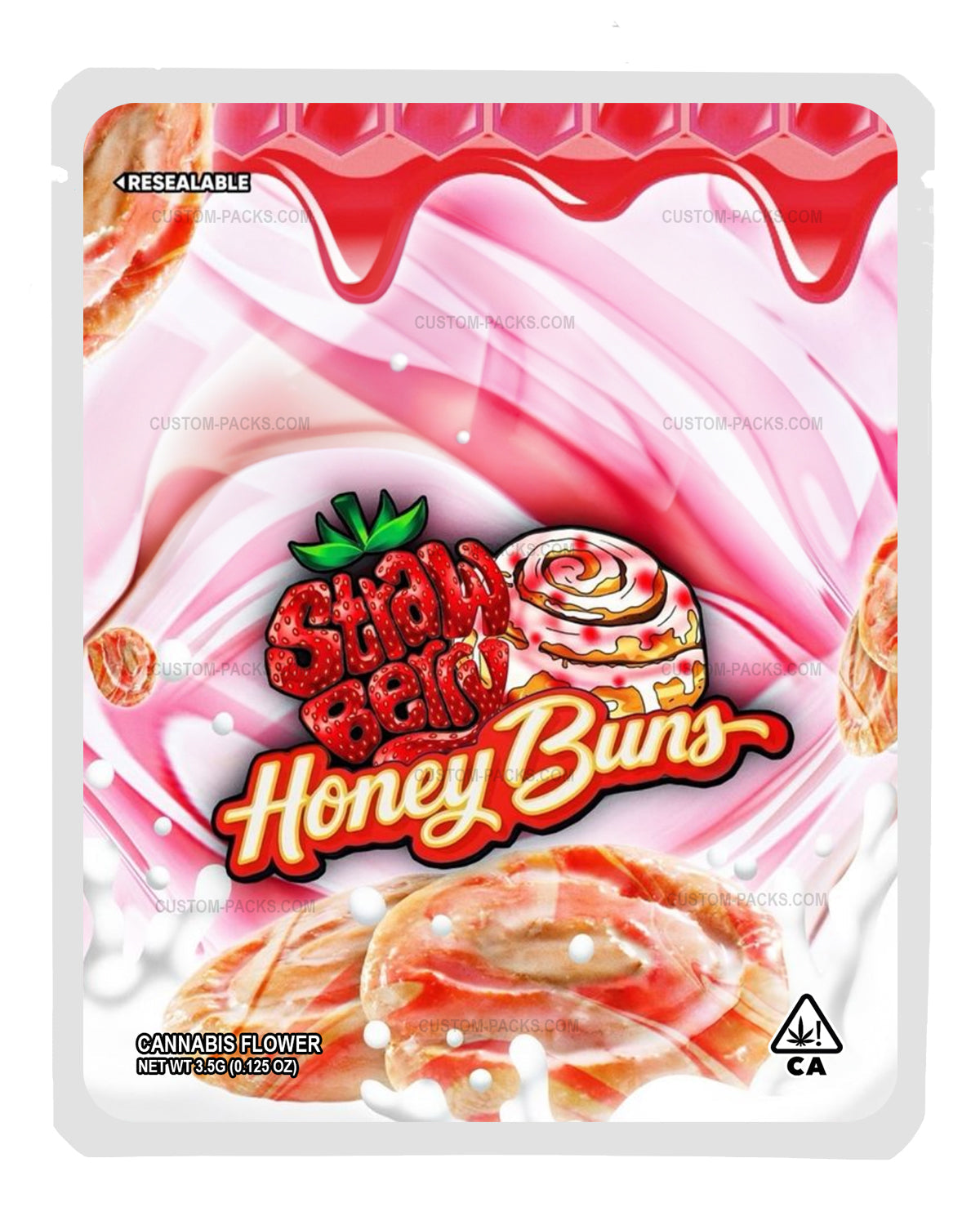Strawberry Honey Buns front