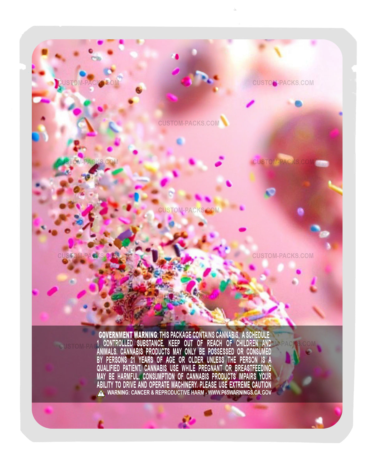 Strawberry Sprinkle Donutz back