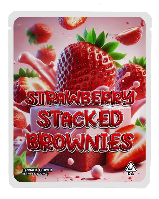 Strawberry Stacked Brownies front