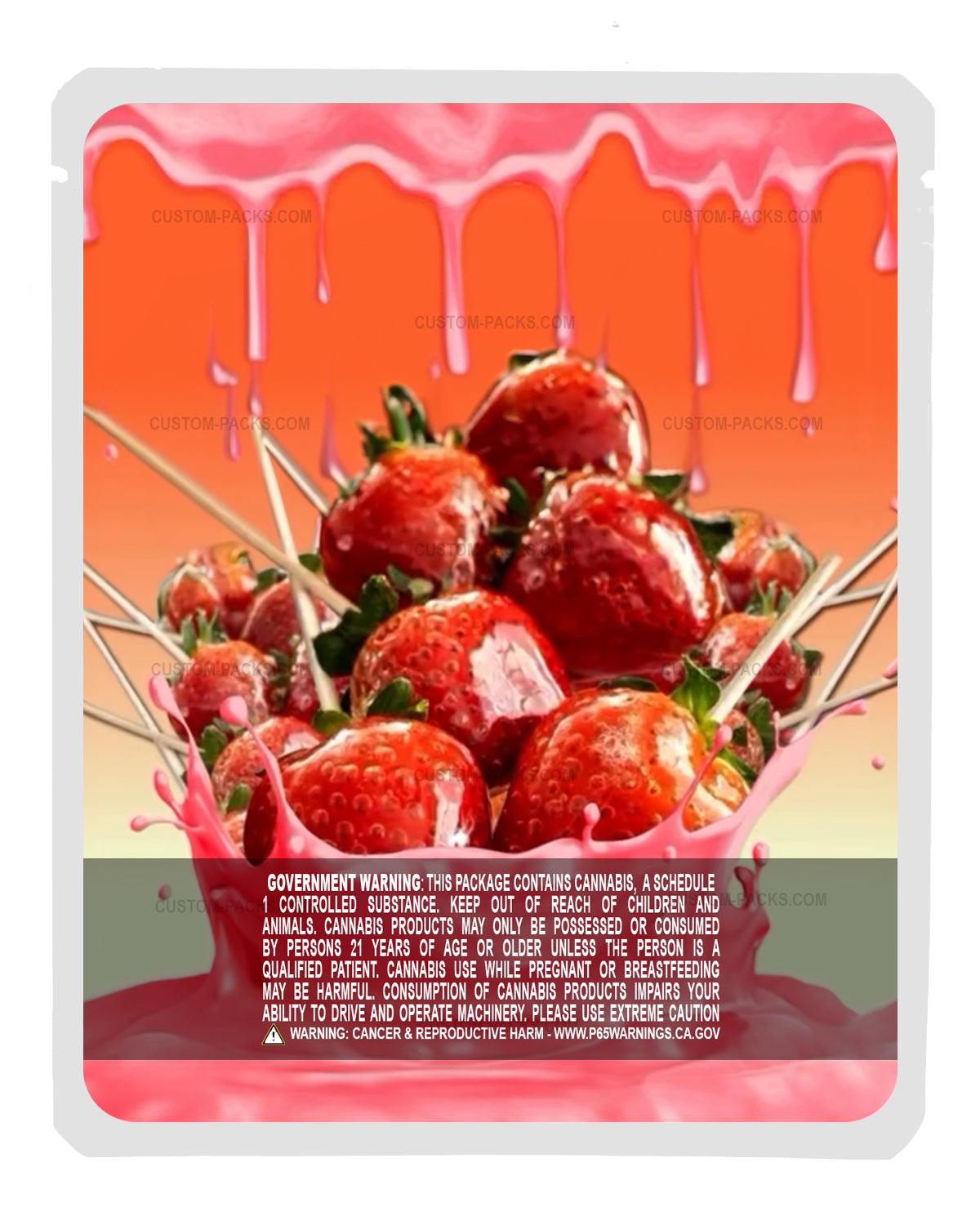 Strawberry Tanghulu back