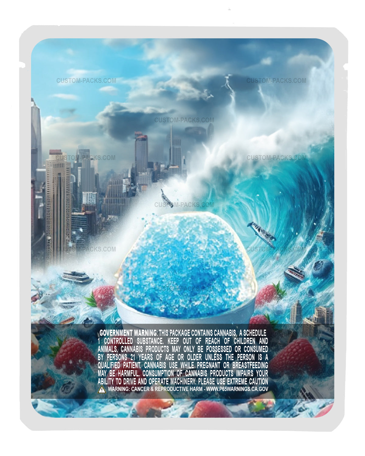 Tsunami Snowcone back