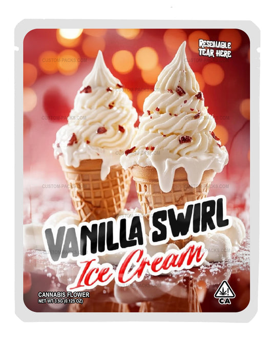Vanilla Swirl Ice Cream front