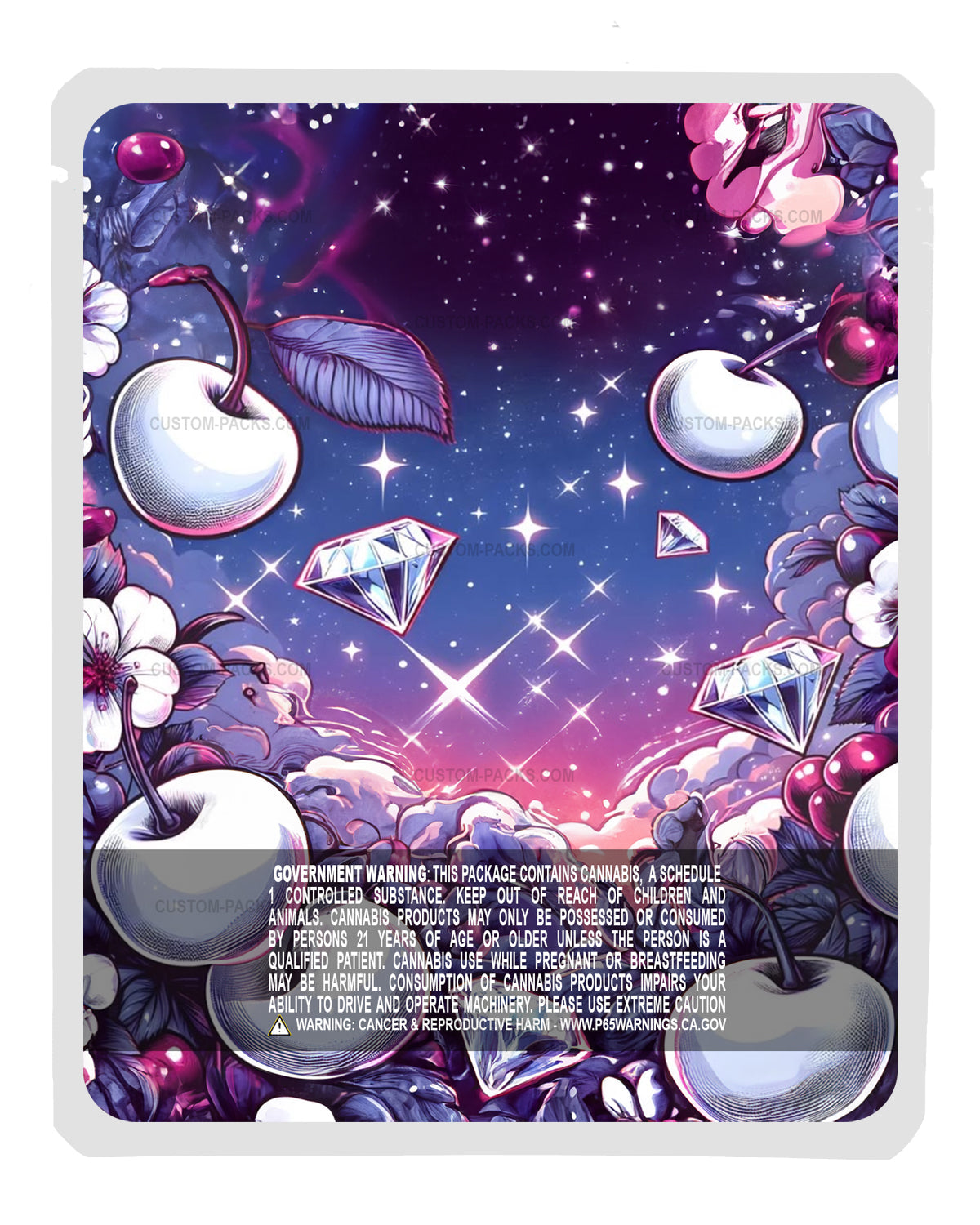 White Cherry Diamonds back