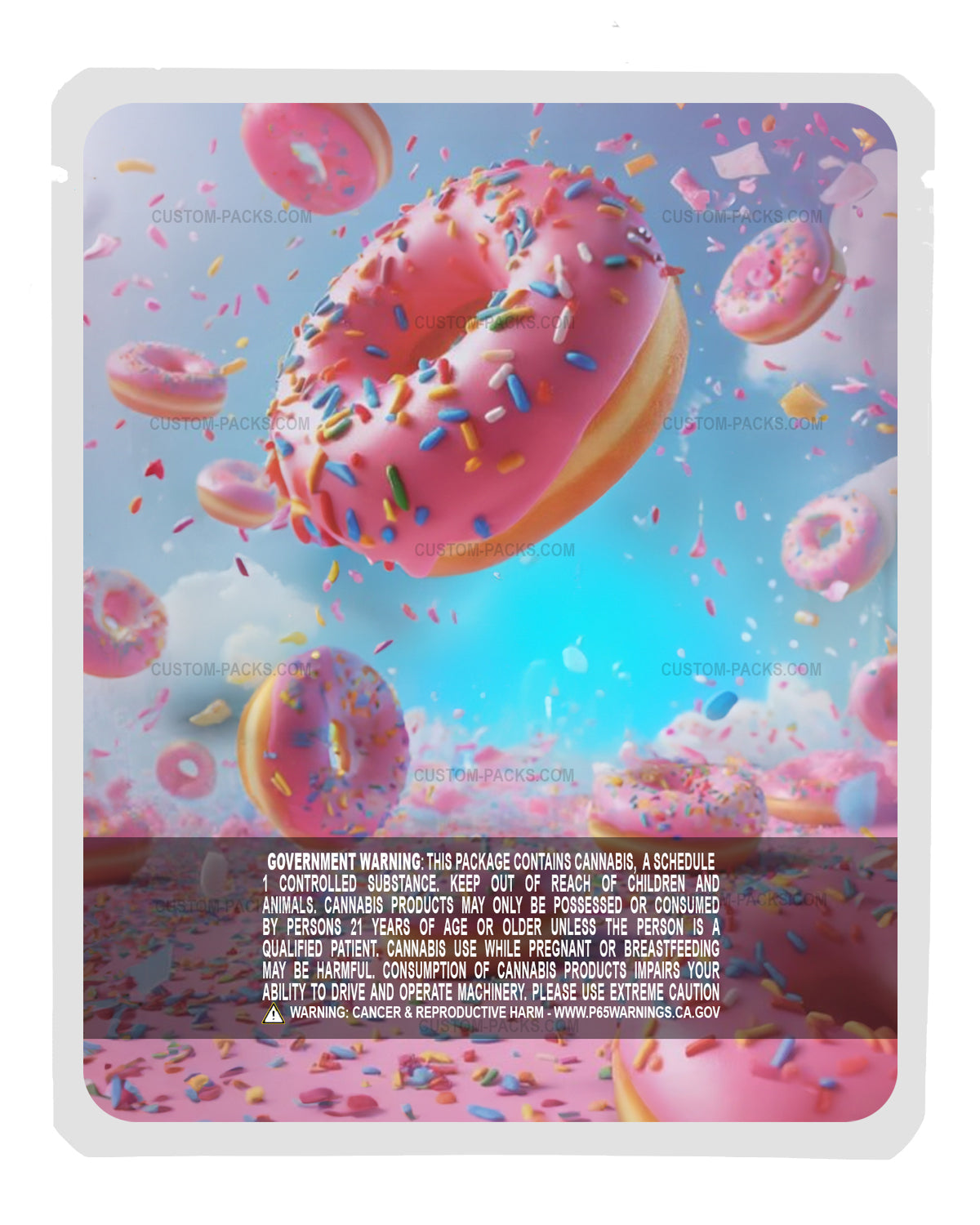 Funfetti Donut back