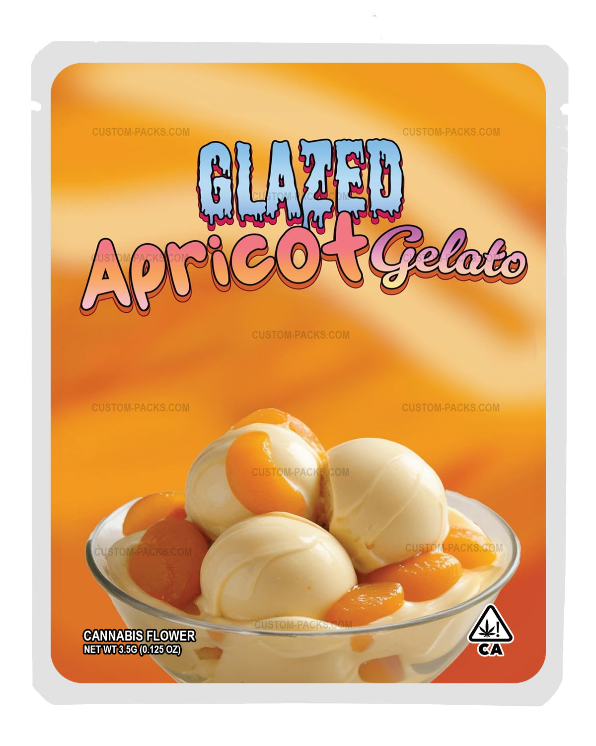 Glazed Apricot Gelato front