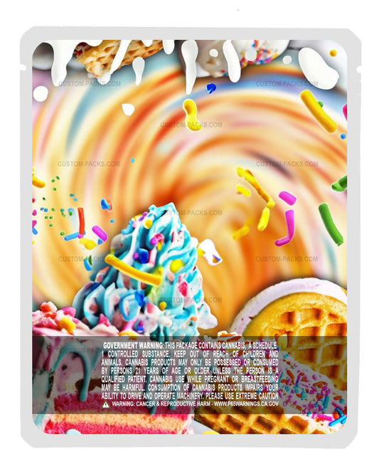 Ice Cream Cake Waffle back