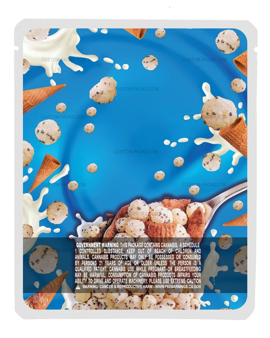 Ice Cream Cones Cereal back