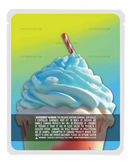 Italian Ice Customizable 3.5g Mylar Bags